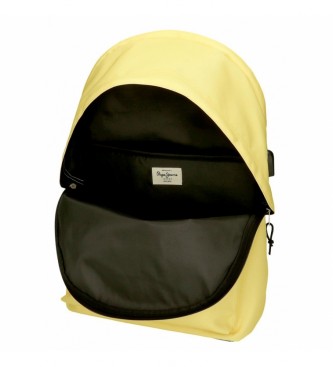 Pepe Jeans Aris Colorful Backpack Light Yellow