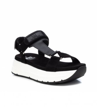 Xti Sandals with black platform - Height platform 5cm 