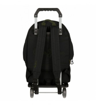 Pepe Jeans Pepe Jeans Luca 44cm backpack with trolley black-31x44x17.5cm