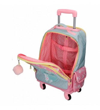Enso Backpack 4 wheels Enso Daisy pink