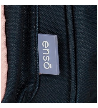 Enso Three Compartment Case Pink -22x12x5cm