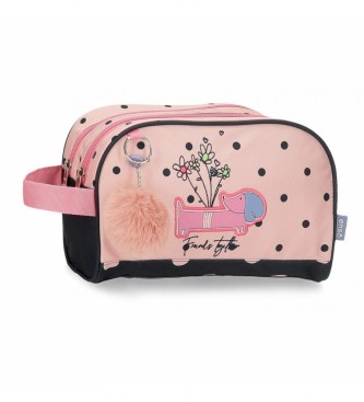 Enso Friends Together pink adaptable toiletry bag
