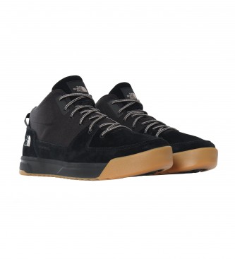 The North Face Larimer black leather sneakers