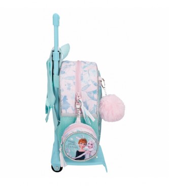 Joumma Bags Sac  dos pour chambre d'enfant Frozen memories avec trolley bleu