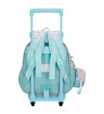 Joumma Bags Sac  dos pour chambre d'enfant Frozen memories avec trolley bleu