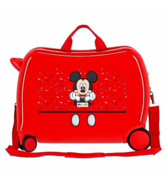 Joumma Bags Mickey It's a Mickey Thing Kinderkoffer Rot -38x50x20cm