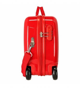Joumma Bags Kinderkoffer 2 wielen multidirectioneel Mickey Colour Mayhem Red