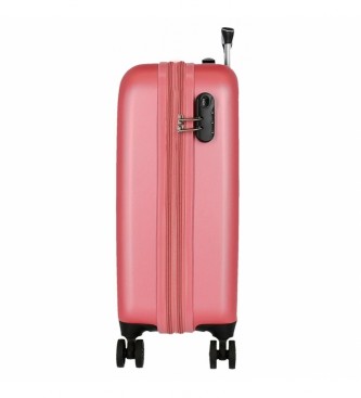 Roll Road Roll Road Cambodia Expandable Cabin Suitcase Roll Road Cambodia Pink