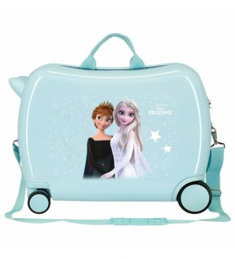 Joumma Bags Valise enfant Frozen Frosted Light avec 2 roues multidirectionnelles bleu