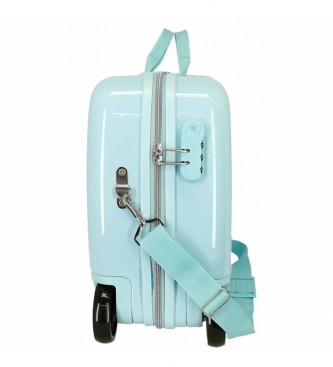 Joumma Bags Valigia per bambini Frozen Frosted Light con 2 ruote multidirezionali blu