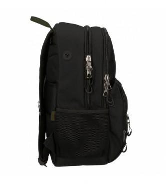 Pepe Jeans Pepe Jeans adaptable backpack Luca black -33x46x17cm