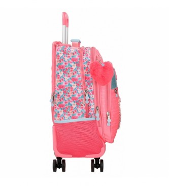 Enso Enso Together Growing 4 wheeled backpack rosa