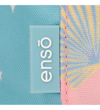 Enso Keep The Oceans Clean Adaptable Kulturtasche Doppelfach blau