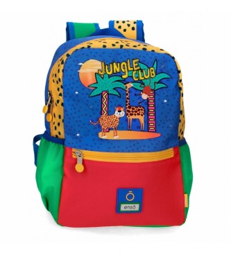 Enso Mochila multicolor adaptvel Enso Jungle Club Stroller Backpack