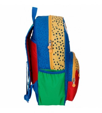 Enso Enso Jungle Club Adaptable School Backpack multicolore