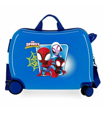 Joumma Bags Spidey Team Up 2 Rder multidirektionaler blauer Kinderkoffer
