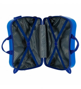 Joumma Bags Equipa Aranha Up 2 mala multidireccional azul para crianas com rodas