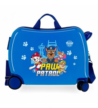 Joumma Bags Paw Patrol Always Heroic Blue 2-kołowa walizka dziecięca z wielokierunkowymi kółkami