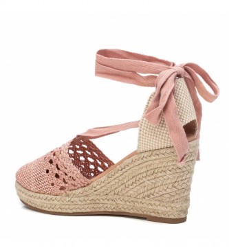 Xti Sandals 043821 pink -Height wedge: 9cm