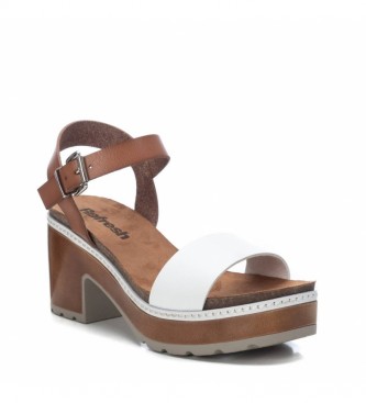 Refresh Sandals 072707 -Height Heel: 8cm- white