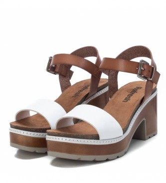 Refresh Sandals 072707 -Height Heel: 8cm- white