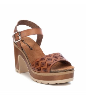Refresh Sandals 079911 brown -Height heel: 9cm