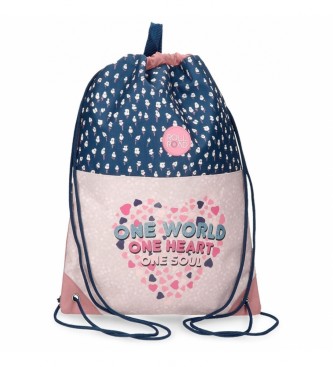 Roll Road Saco Roll Road One World backpack rosa