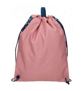 Roll Road Borsa Pink Roll Road One World con coulisse