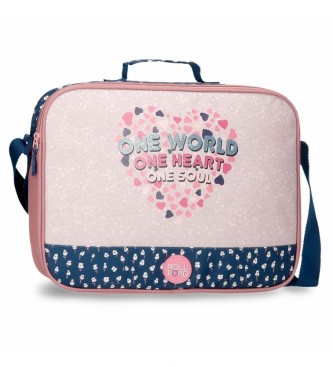 Roll Road Roll Road One World School Briefcase Pink