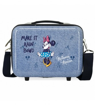 Joumma Bags Toilet bag ABS Minnie Make it Rain Bows blue -29x21x15cm