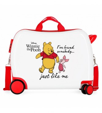 Joumma Bags Children's suitcaseWinnie & Piglet white -38x50x20cm
