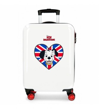 Disney Kuffert i kabinestrrelse Dalmatiner Lucky stiv 55 cm hvid