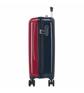 Disney Cabin size suitcase Dalmatian Lucky rigid 55 cm maroon