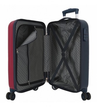 Disney Cabin size suitcase Dalmatian Lucky rigid 55 cm maroon