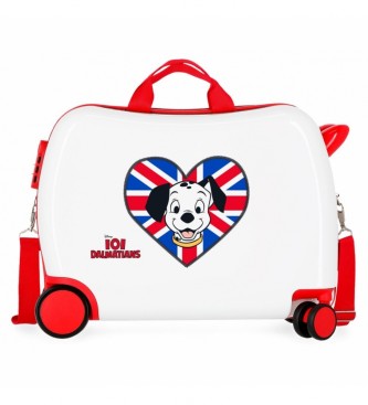 Joumma Bags Suitcase for childrenDalmatians Lucky white -38x50x20cm