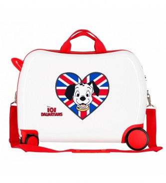 Joumma Bags Suitcase for childrenDalmatians Lucky white -38x50x20cm