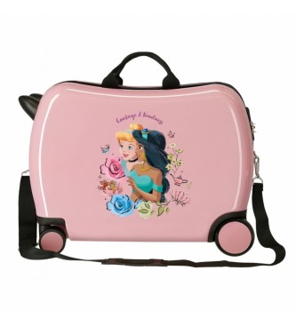 Joumma Bags Princesses Courage & Kindness pink suitcase for children -38x50x20cm