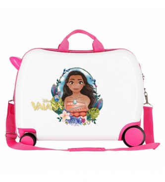 Disney Children's suitcase 2 multidirectional wheels Vaiana White
