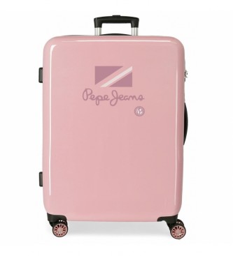 Pepe Jeans Pepe Jeans Holi medium koffer 68cm roze nude roze