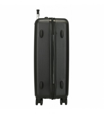 Pepe Jeans Darren Medium Hard Suitcase preto, azul -65x46x23cm