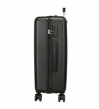 Pepe Jeans Darren Medium Hard Suitcase preto, azul -65x46x23cm