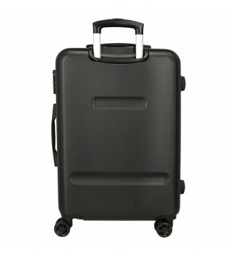 Pepe Jeans Darren Medium Hard Suitcase preto, azul -65x46x23cm