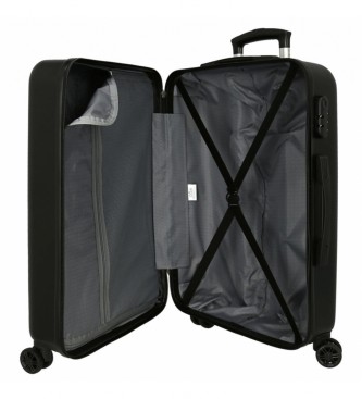 Pepe Jeans Darren Medium Hard Suitcase preto, azul -65x46x23cm