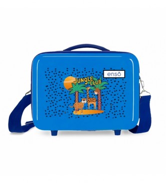Enso Beauty case in ABS Enso Jungle Club Adaptable blu