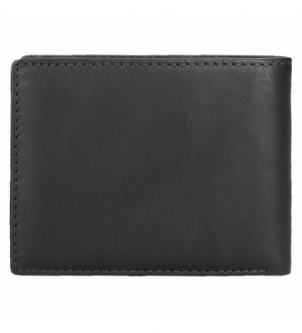 Pepe Jeans Badge leather wallet with card holder Marine