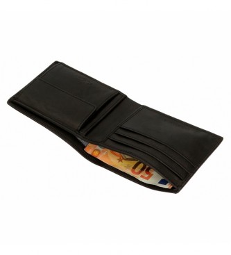 Pepe Jeans Pepe Jeans Badge Leather Wallet Black
