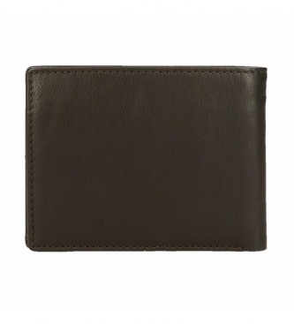Pepe Jeans Pepe Jeans Leather Wallet Badge Brown