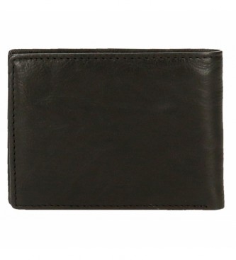 Pepe Jeans Pepe Jeans Badge Leather Wallet Preto
