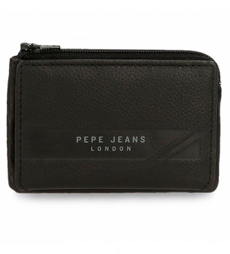Pepe Jeans Pepe Jeans Basingstoke Portefeuille en cuir - Porte-cartes noir
