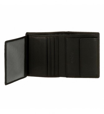 Pepe Jeans Leather briefcase Basingstoke vertical Black